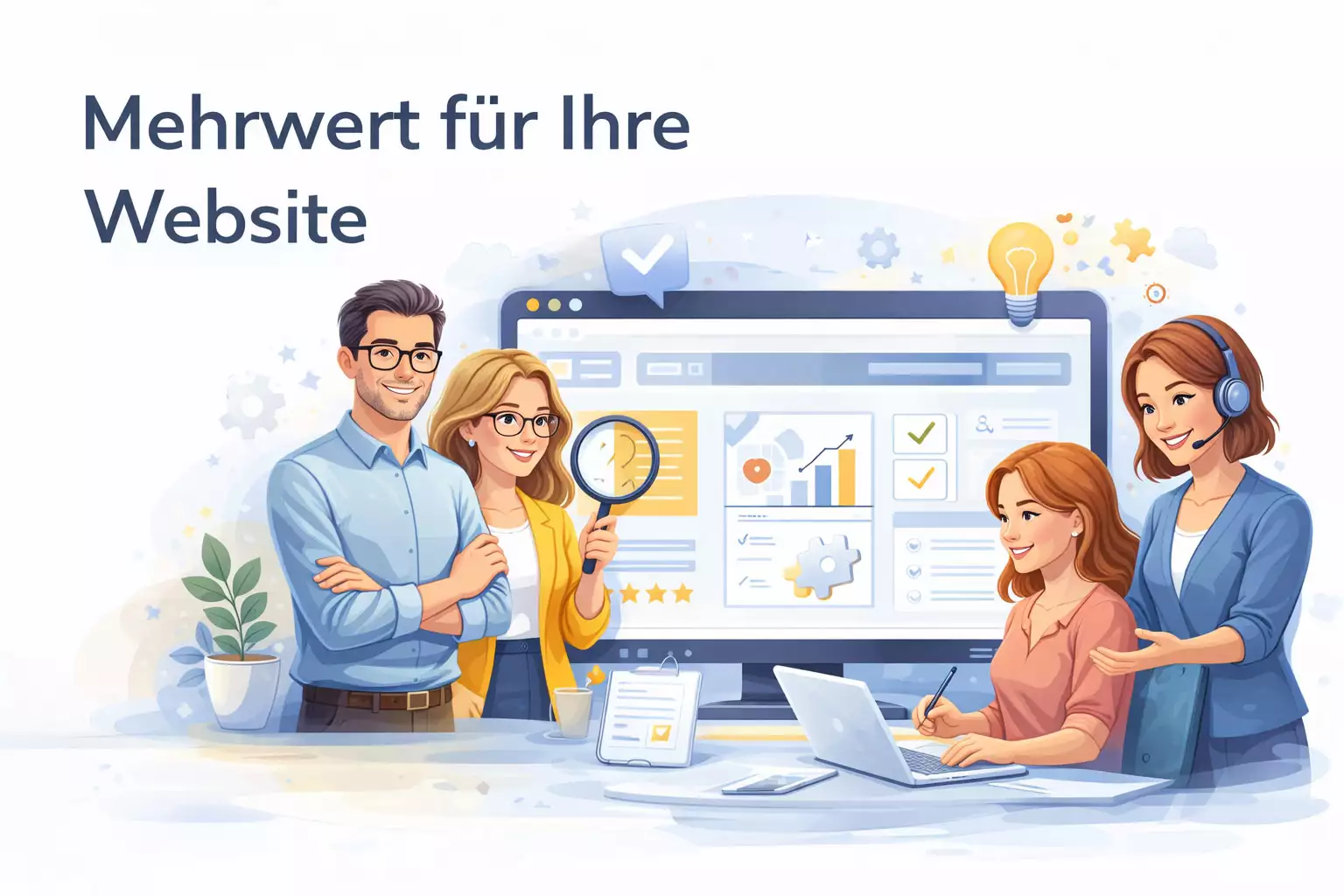 Mehrwert für Ihre Website durch Analyse, Coaching und persönliche Beratung